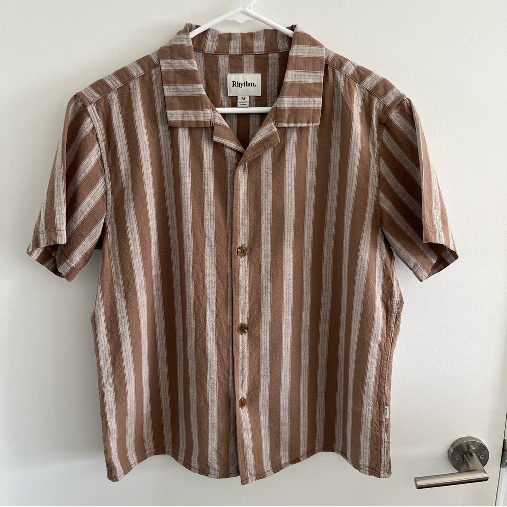 Rhythm Vacation Stripe Short Sleeve Shirt